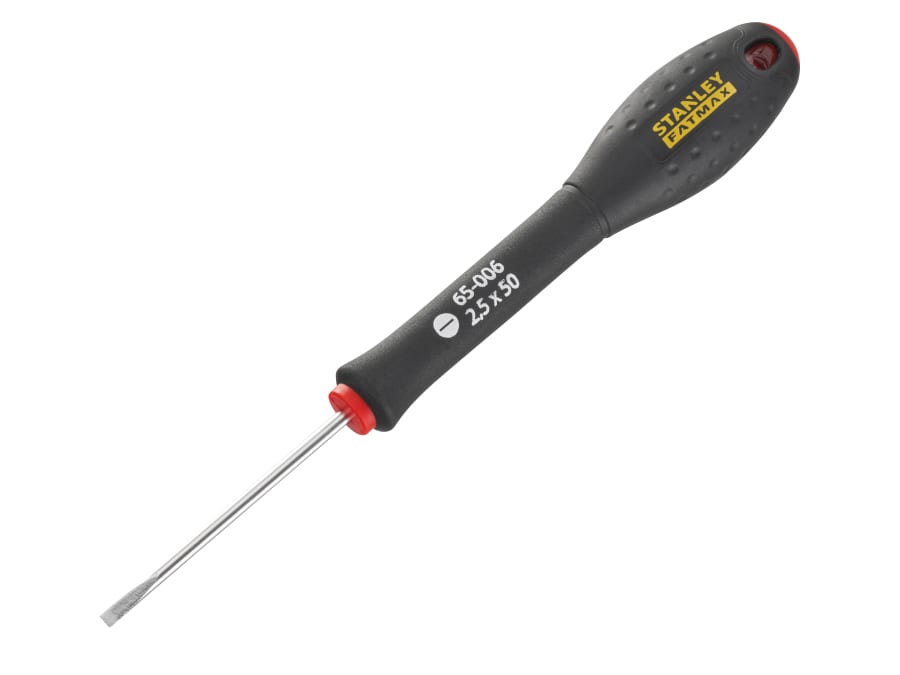 Stanley Hand Tools Stanley FatMax 065006 Parallel Tip Screwdriver 2.5 × 50mm