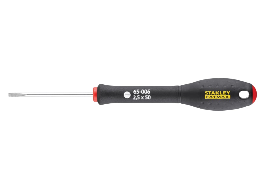 Stanley Hand Tools Stanley FatMax 065006 Parallel Tip Screwdriver 2.5 × 50mm