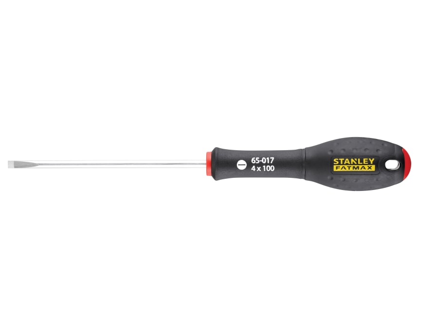 Stanley Hand Tools Stanley FatMax 065017 Parallel Tip Screwdriver 4.0 x 100mm