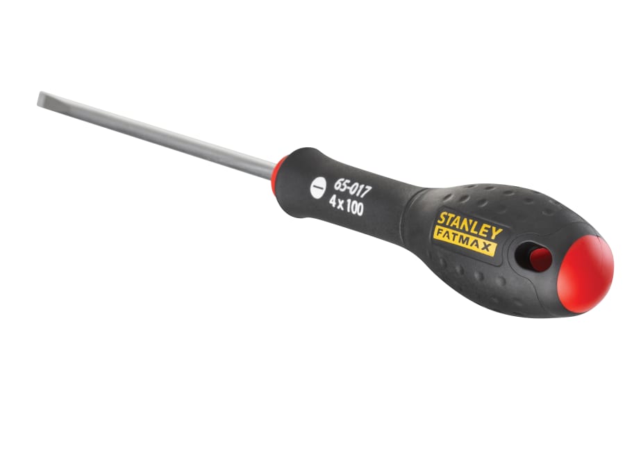 Stanley Hand Tools Stanley FatMax 065017 Parallel Tip Screwdriver 4.0 x 100mm