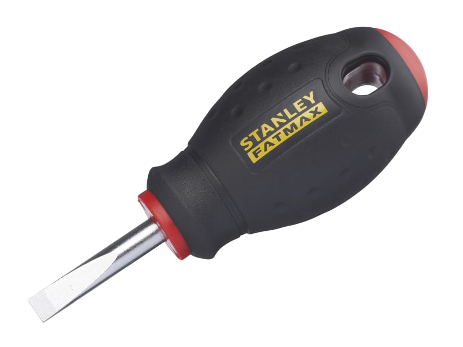 Stanley Hand Tools Stanley FatMax 065400 Parallel Tip Stubby Screwdriver 5.5 x 30mm
