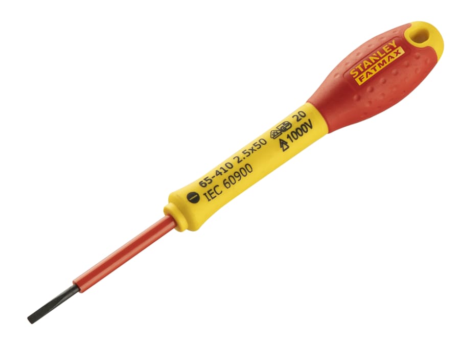 Stanley Hand Tools Stanley FatMax 065410 VDE Insulated Parallel Screwdriver 2.5 x 50mm