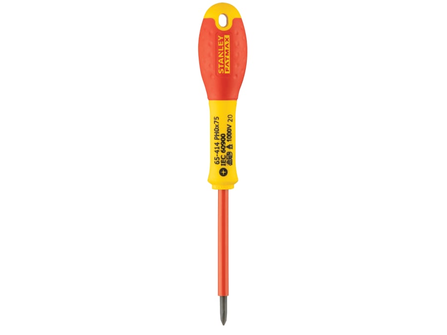 Stanley Hand Tools Stanley 065414 PH0 x 75mm VDE Insulated Phillips Screwdriver