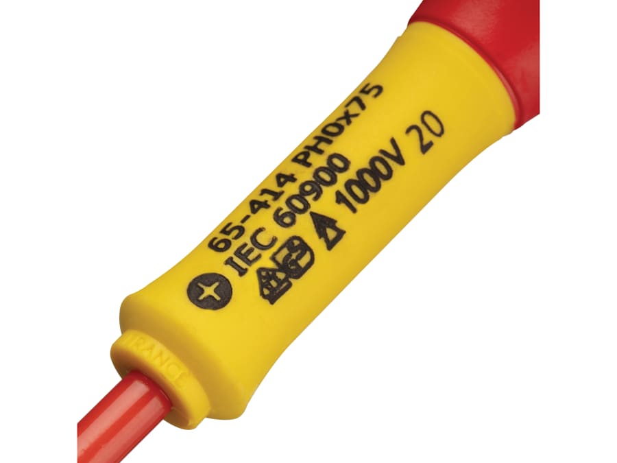 Stanley Hand Tools Stanley 065414 PH0 x 75mm VDE Insulated Phillips Screwdriver