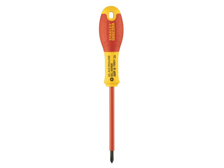 Stanley Hand Tools Stanley FatMax 065415 PH1 x 100mm VDE Insulated Screwdriver