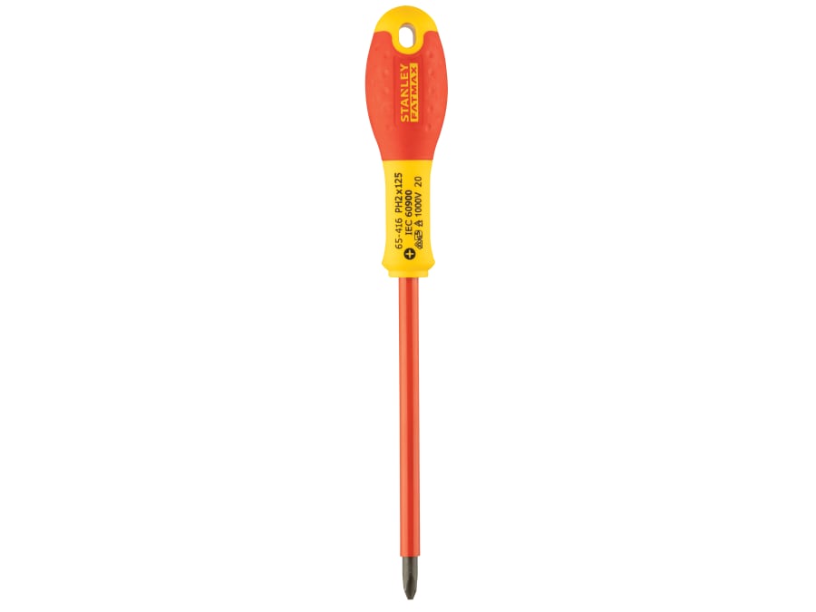 Stanley Hand Tools Stanley FatMax 065416 PH2 x 125mm VDE Insulated Screwdriver