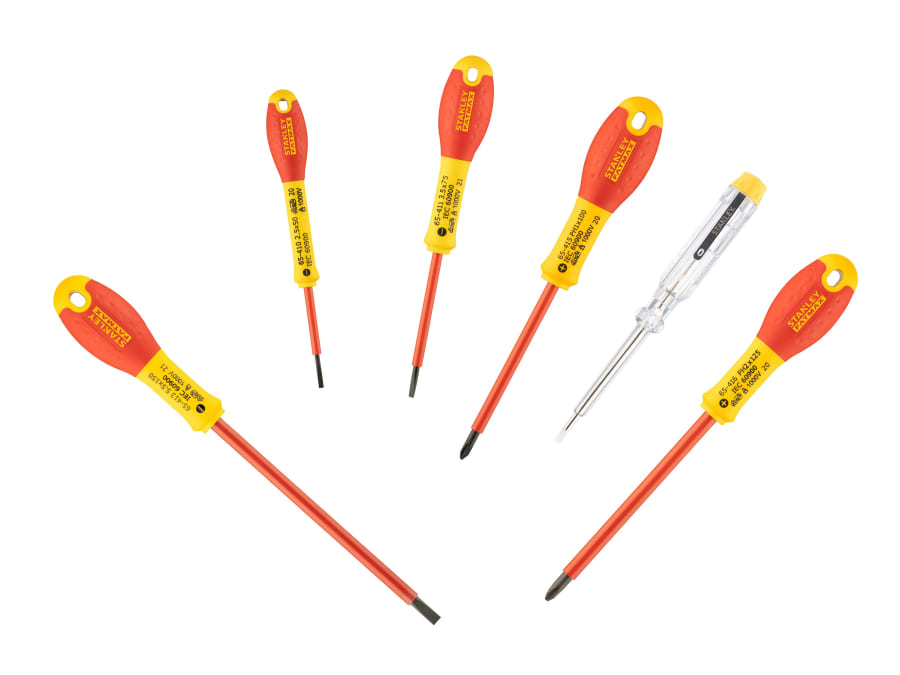 Stanley Hand Tools 065441 6 Piece VDE Insulated Screwdriver Set