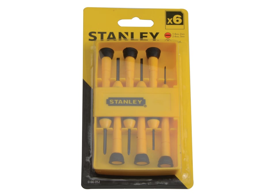 Stanley 066052 Precision Instrument Screwdriver Set 6 Piece