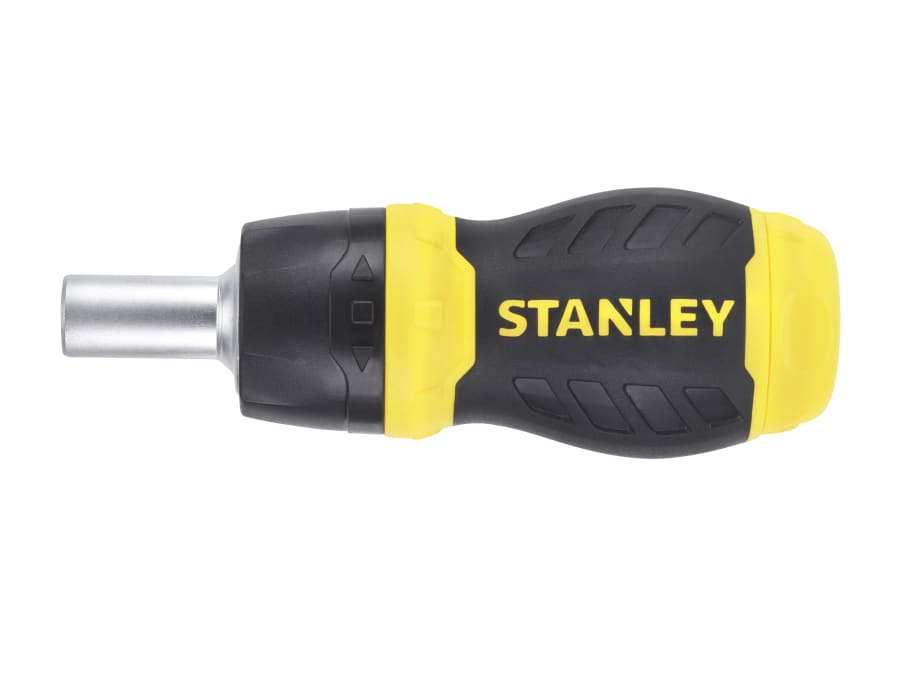 Stanley Hand Tools Stanley 066358 Stubby Ratchet Screwdriver with Bits