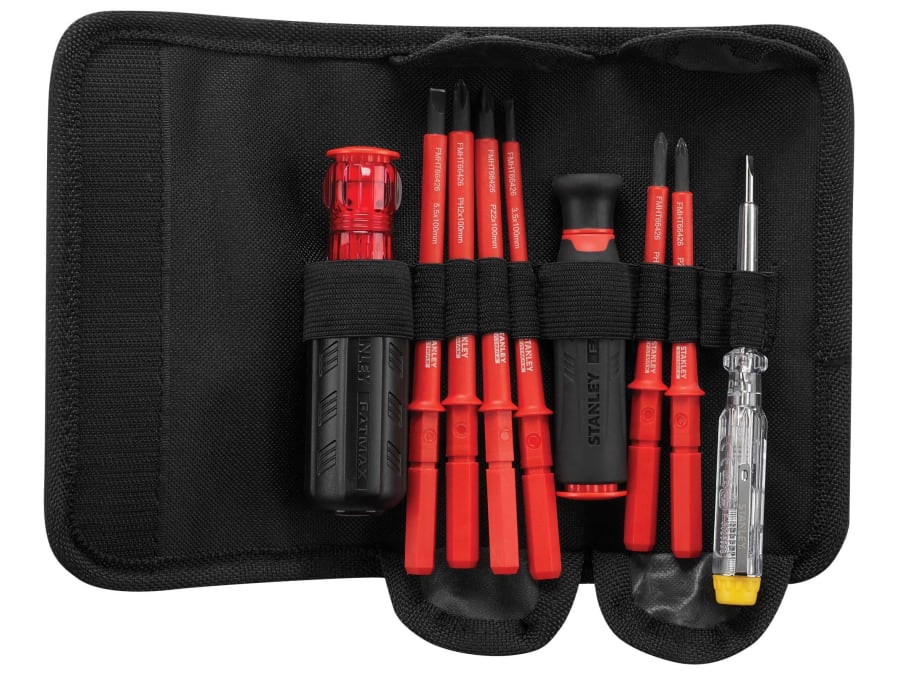 Stanley Hand Tools FMHT664260 10 Piece VDE Multi-Bit Screwdriver Set