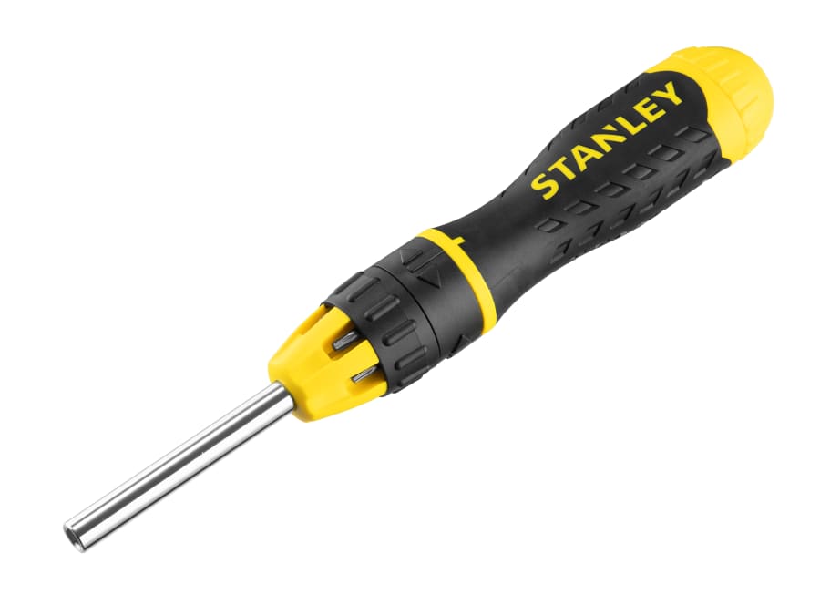 Stanley 068010 Multibit Ratchet Screwdriver with 10 Bits