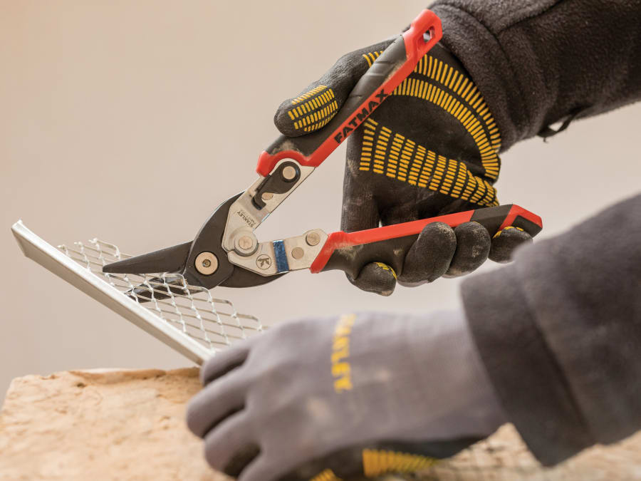 Stanley Hand Tools Stanley FMHT737550 FatMax Red Ergo Aviation Snips Left Cut 250mm