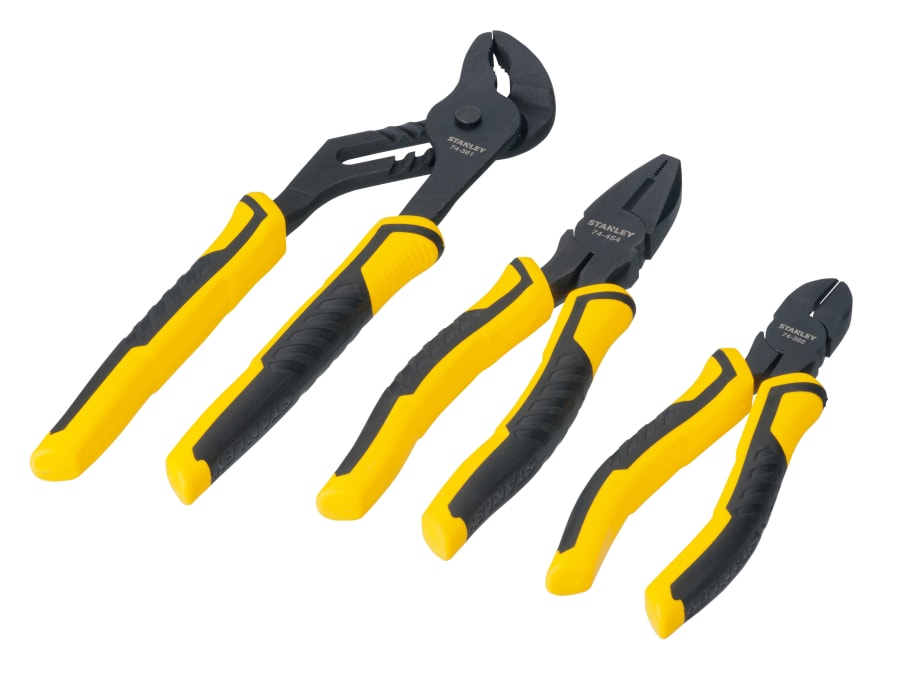 Stanley Hand Tools STHT074471 ControlGrip Pliers Set 3 Piece