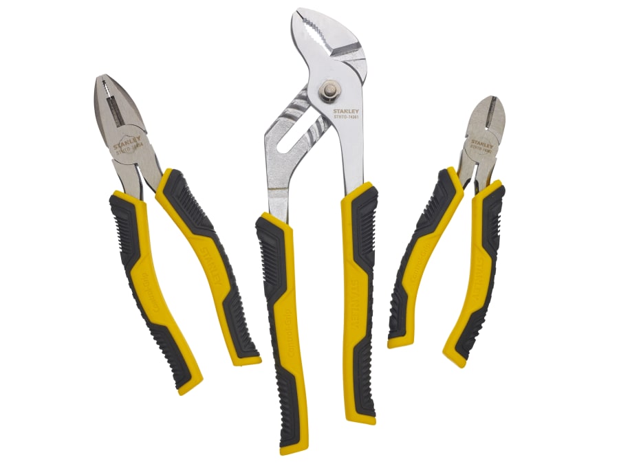 Stanley Hand Tools STHT074471 ControlGrip Pliers Set 3 Piece