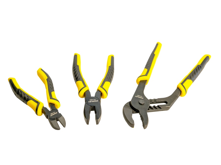Stanley Hand Tools Dynagrip 3 Piece Plier Set