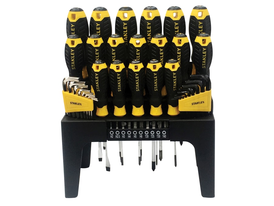 Stanley Hand Tools STHT074958 44 Piece Screwdriver Set in Rack