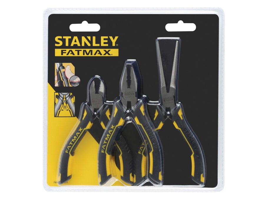 Stanley Hand Tools Stanley FMHT080524 FatMax Mini Pliers Set 3 Piece