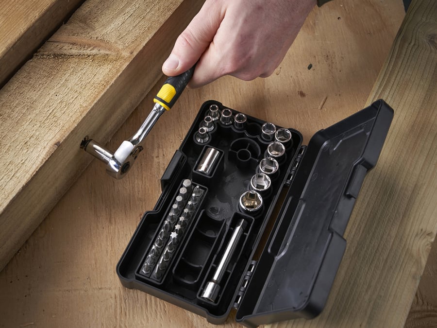 Stanley Hand Tools Stanley STMT826720 37 Piece 1/4in Compact Socket Set