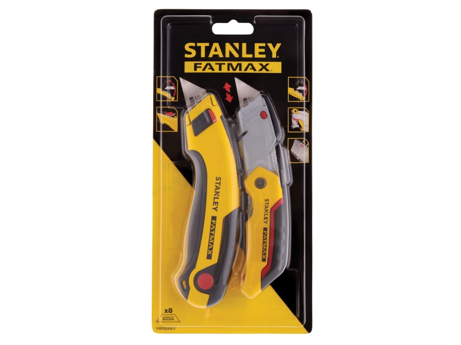 Stanley Hand Tools Stanley FMHT828360 FatMax Twin Pack Utility Knives