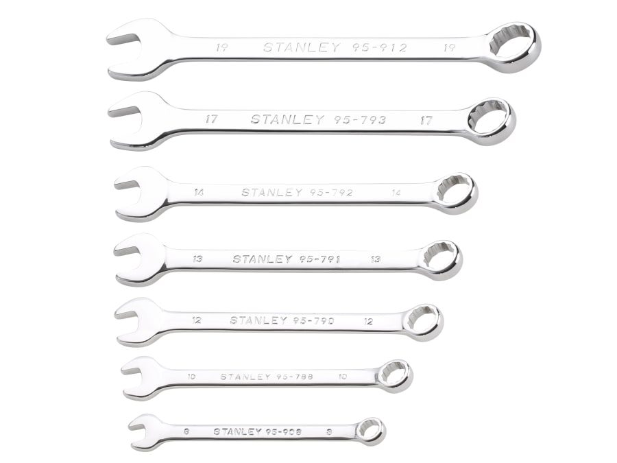Stanley Hand Tools STMT828420 Combination Wrench Set 7 Piece