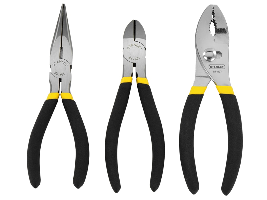 Stanley Hand Tools 084114 3 Piece Pliers Set