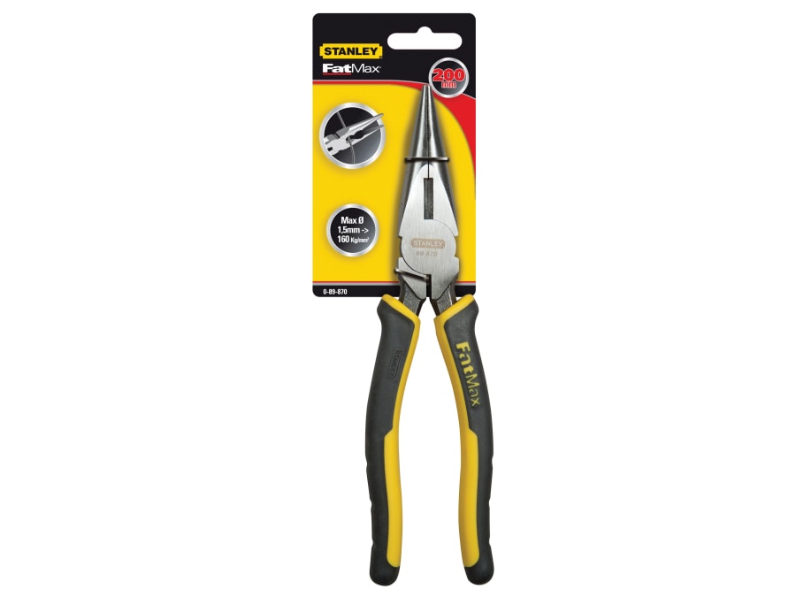 Stanley Hand Tools 089870 Long Nose Pliers 200mm
