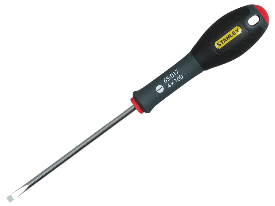 Stanley Hand Tools Stanley FatMax 165017 Parallel Tip Screwdriver 4.0 x 100mm