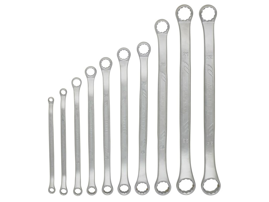 Stanley Hand Tools STMT174177 Double Ring Spanner Module 10 Piece