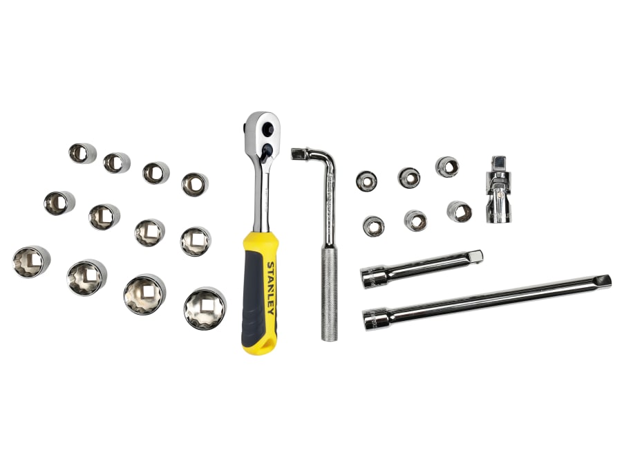 Stanley Hand Tools Stanley STMT174726 1/2in Drive 12 Point Metric Socket Module 23 Piece