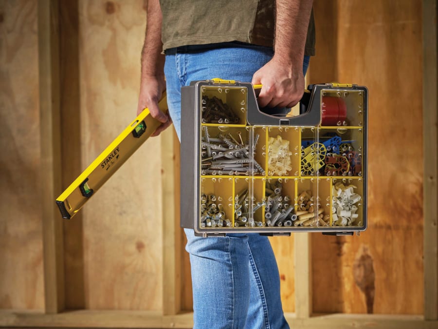 Stanley 1-92-749 Professional Deep Organiser with 8 Compartments