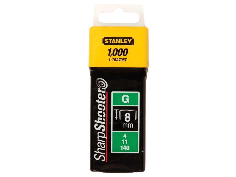 Stanley 1TRA705T Heavy-Duty Staples 8mm