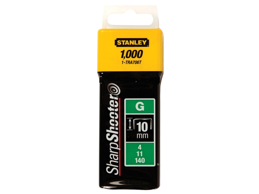 Stanley 1TRA706T Heavy-Duty Staples 10mm