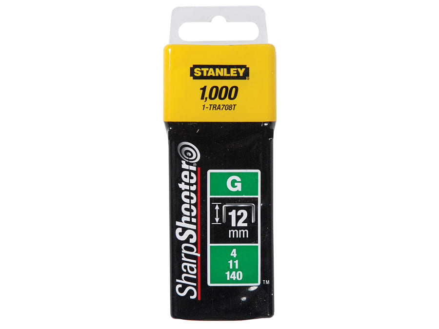 Stanley 1TRA708T 12mm Heavy-Duty Staples