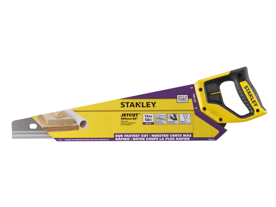 Stanley Hand Tools 215599 Jet Cut Fine Handsaw 500mm 11 TPI