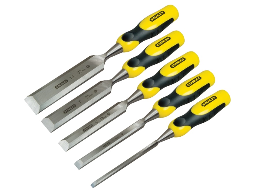 Stanley Hand Tools 216885 5 Piece Bevel Edge Chisel Set