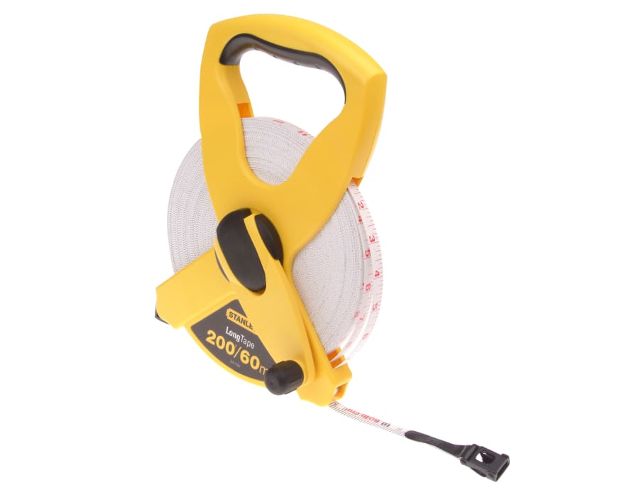 Stanley Hand Tools 234794 60m Fibreglass Open Reel Tape