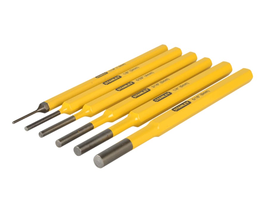 Stanley 418226 6 Piece Parallel Pin Punch Set