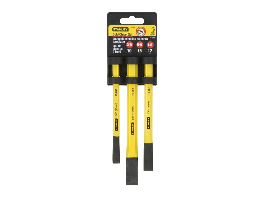 Stanley Hand Tools 418298 3 Piece Cold Chisel Kit