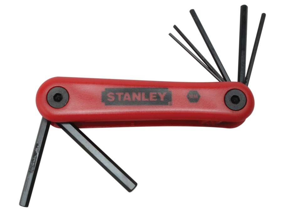 Stanley Hand Tools 469261 7 Piece Metric Folding Hexagon Key Set