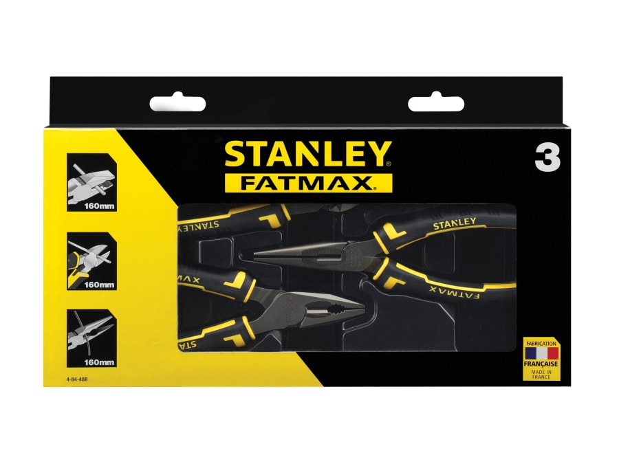 Stanley Hand Tools 484488 Pliers Set 3 Piece
