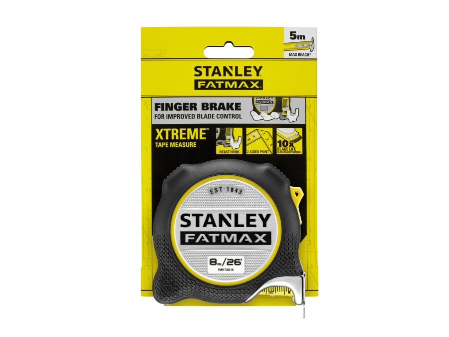 Stanley Hand Tools Stanley FMHT382185 FATMAX XTREME Tape Measure 8m/26ft 32mm