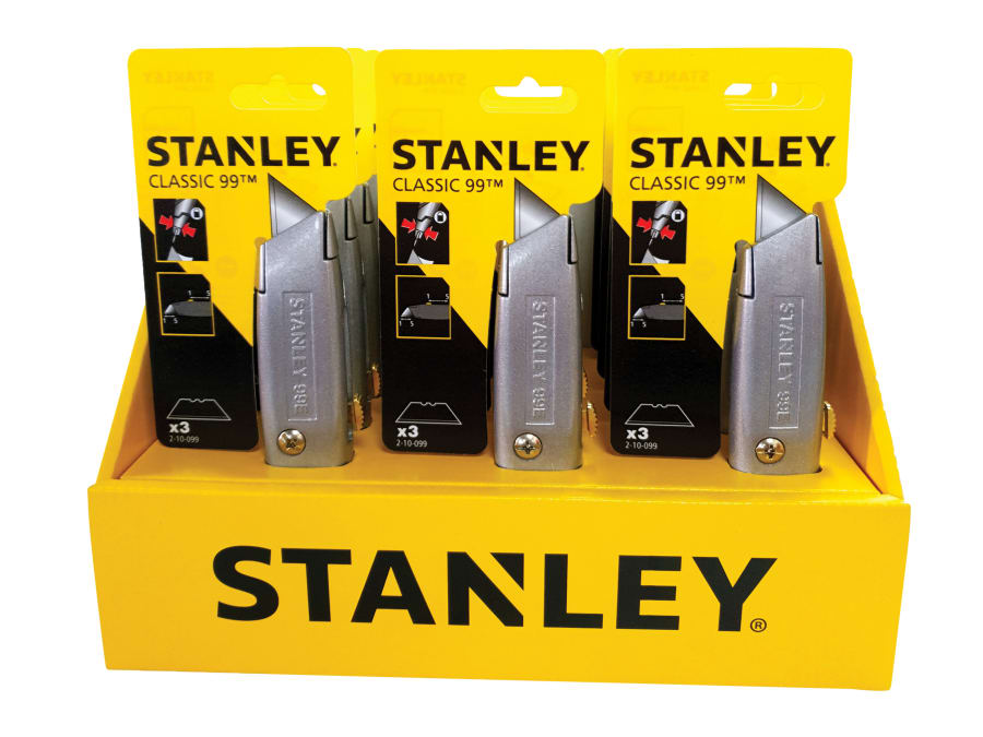 Stanley Hand Tools Stanley STHT100999 99E Counter Display of 12 Knives