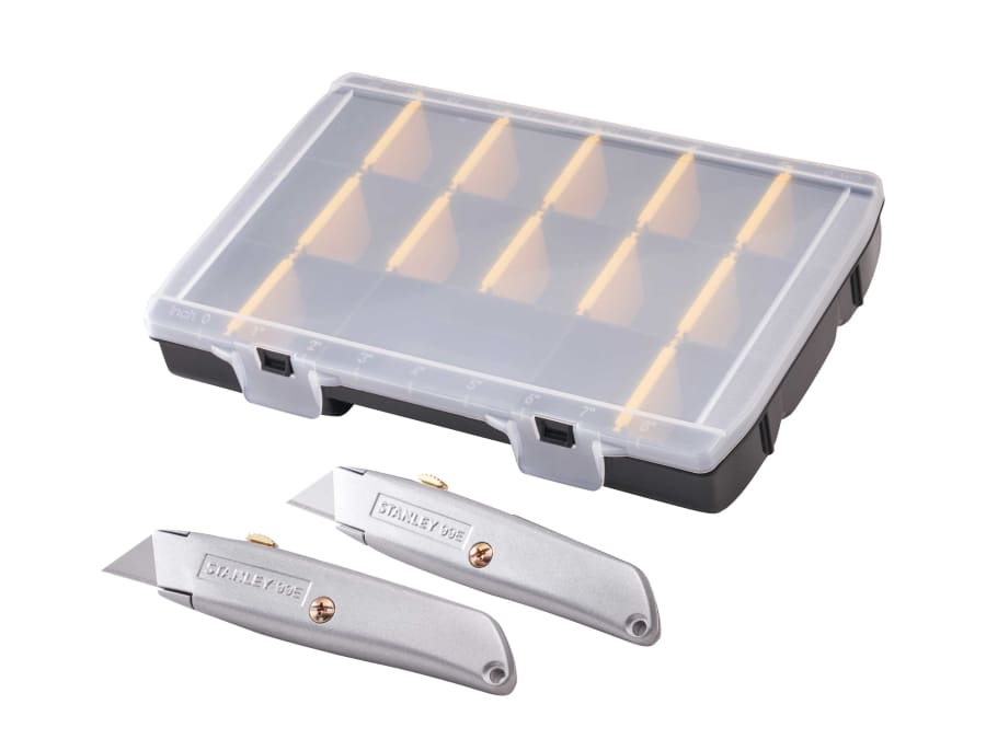 Stanley Hand Tools Stanley STHT108999 Trimming Knife Twin Pack with 50 Spare Blades