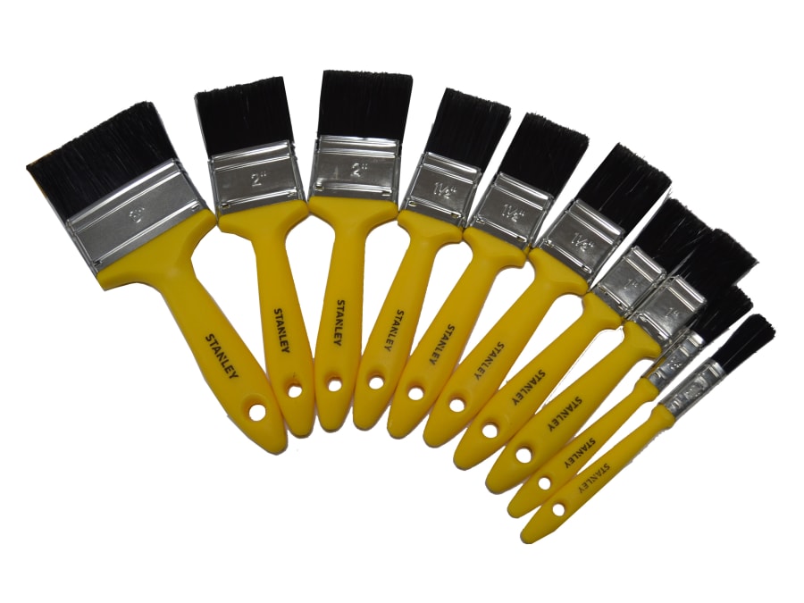 Stanley Hand Tools Stanley STPPYS00 Hobby Paint Brush Set 10 Piece