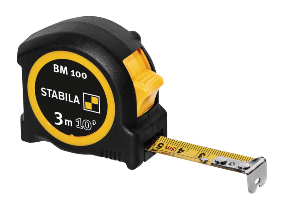 Stabila 19569 BM 100 Compact Pocket Tape 3m/10ft