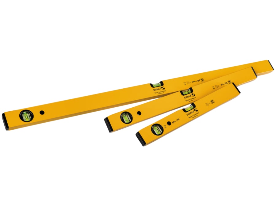 Stabila 19819 40cm-100cm Spirit Level Set
