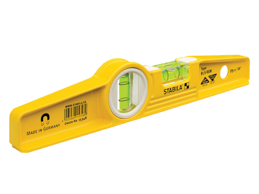 Stabila 15348 25cm Rare Earth Magnetic Torpedo Level