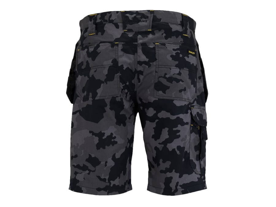 Stanley Clothing STW40058204 Holster Shorts Black Camouflage Waist 32in