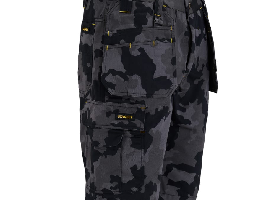 Stanley Clothing STW40058204 Holster Shorts Black Camouflage Waist 32in