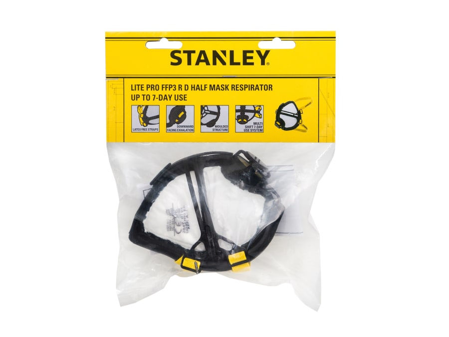 Stanley Respiration F021002GB1 FFP3 R D Lite Pro Dust Mask Respirator